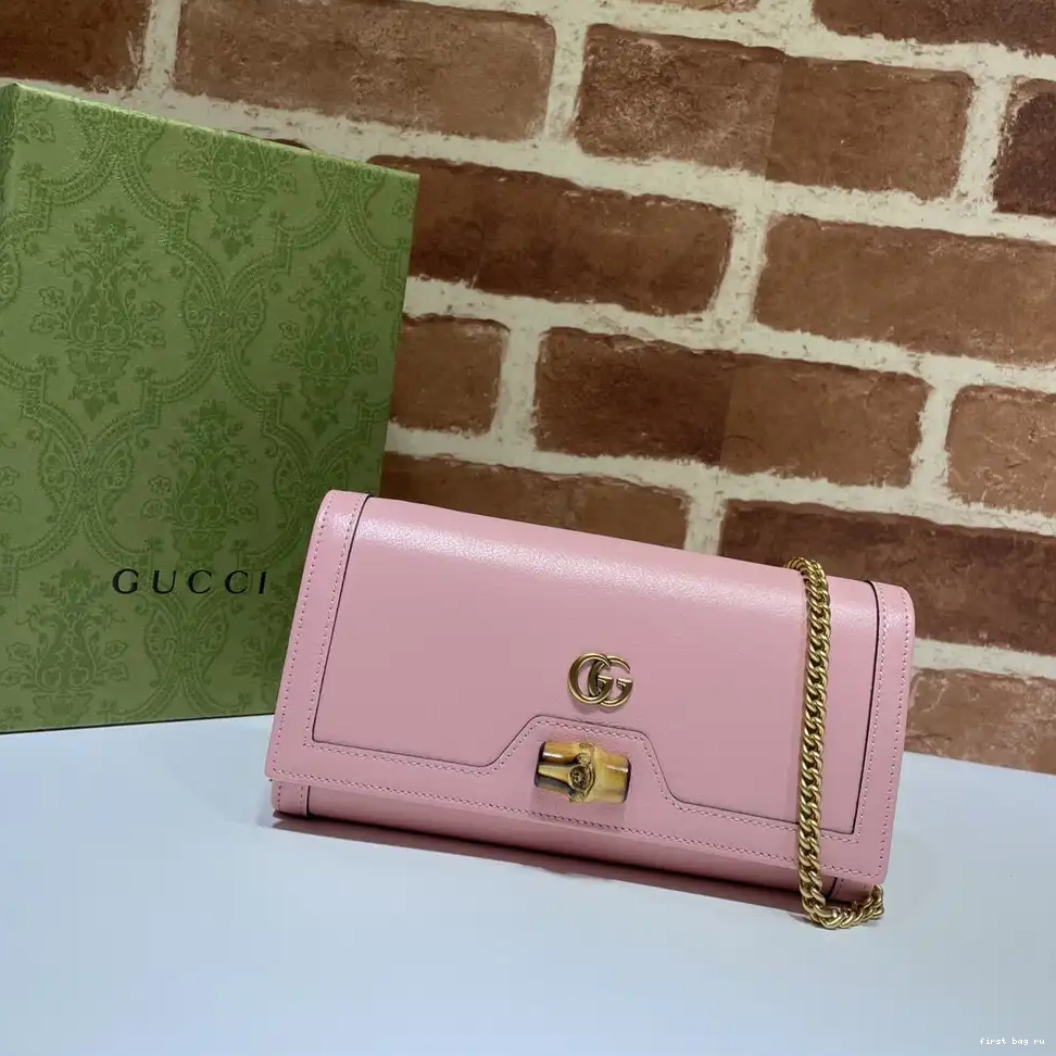 Firstbag ru Diana with wallet Gucci chain bamboo 0523